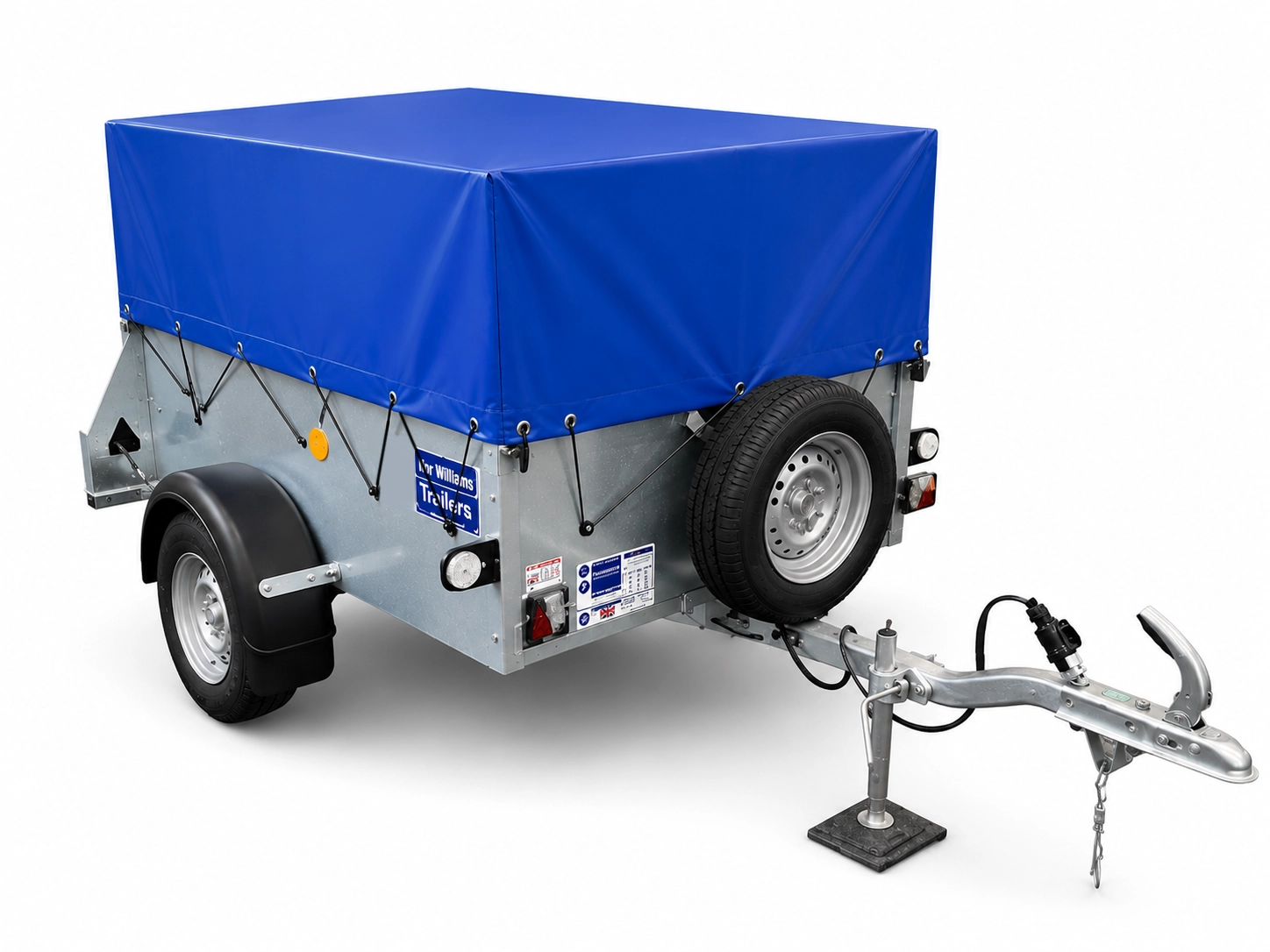 An example of a p5e trailer cover from Ifor Williams