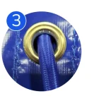 Long Lasting reinforced eyelets ensure strong bindings.